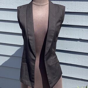 Charlotte Russe  Black Sleeveless Vest